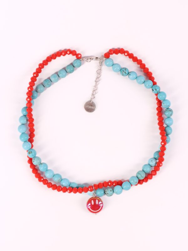 Smiley Agate Necklace