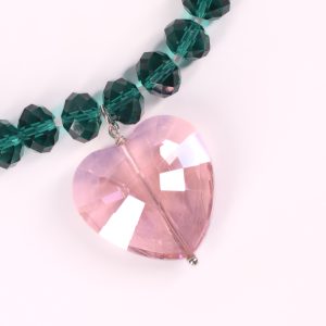 Green and Pink Necklace - Image 3